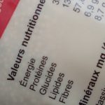 étiquetage nutritionnel