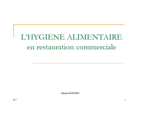 formation hygiène alimentaire restauration commerciale